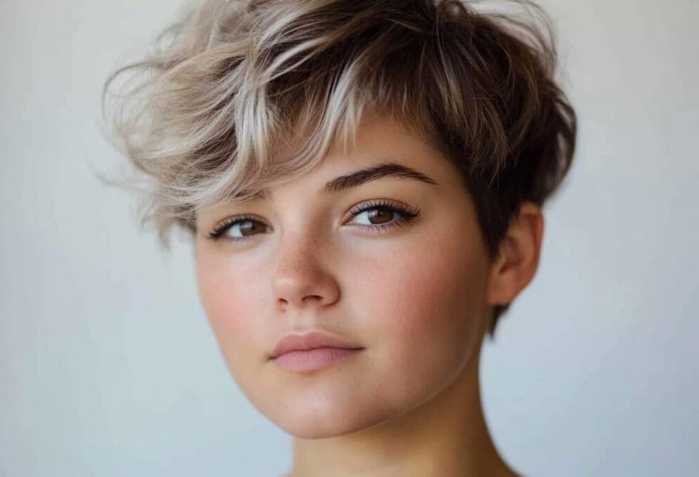 Effet décoiffé sur cheveux courts épais et volumineux 2026