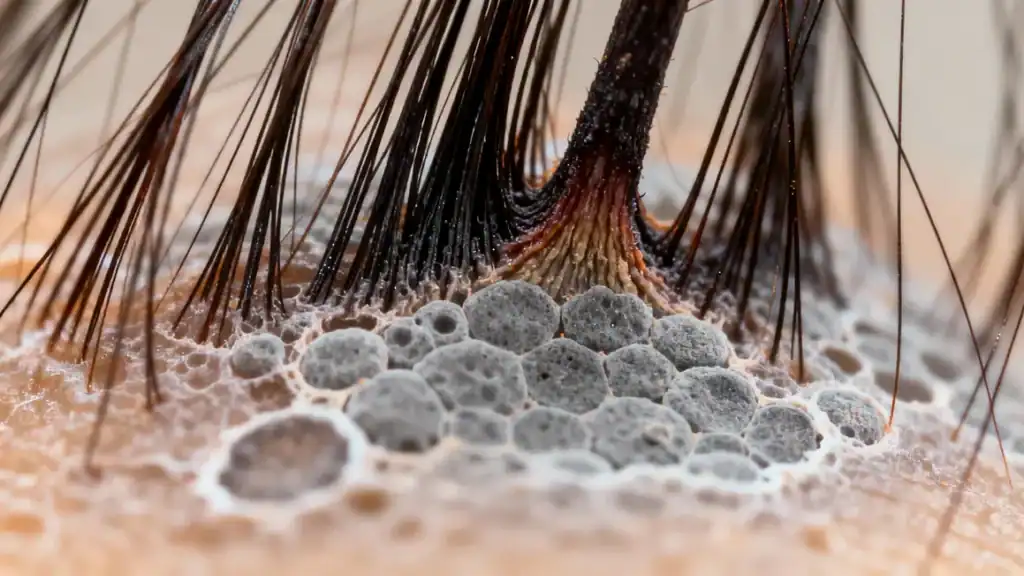 Les cheveux au microscope que voir