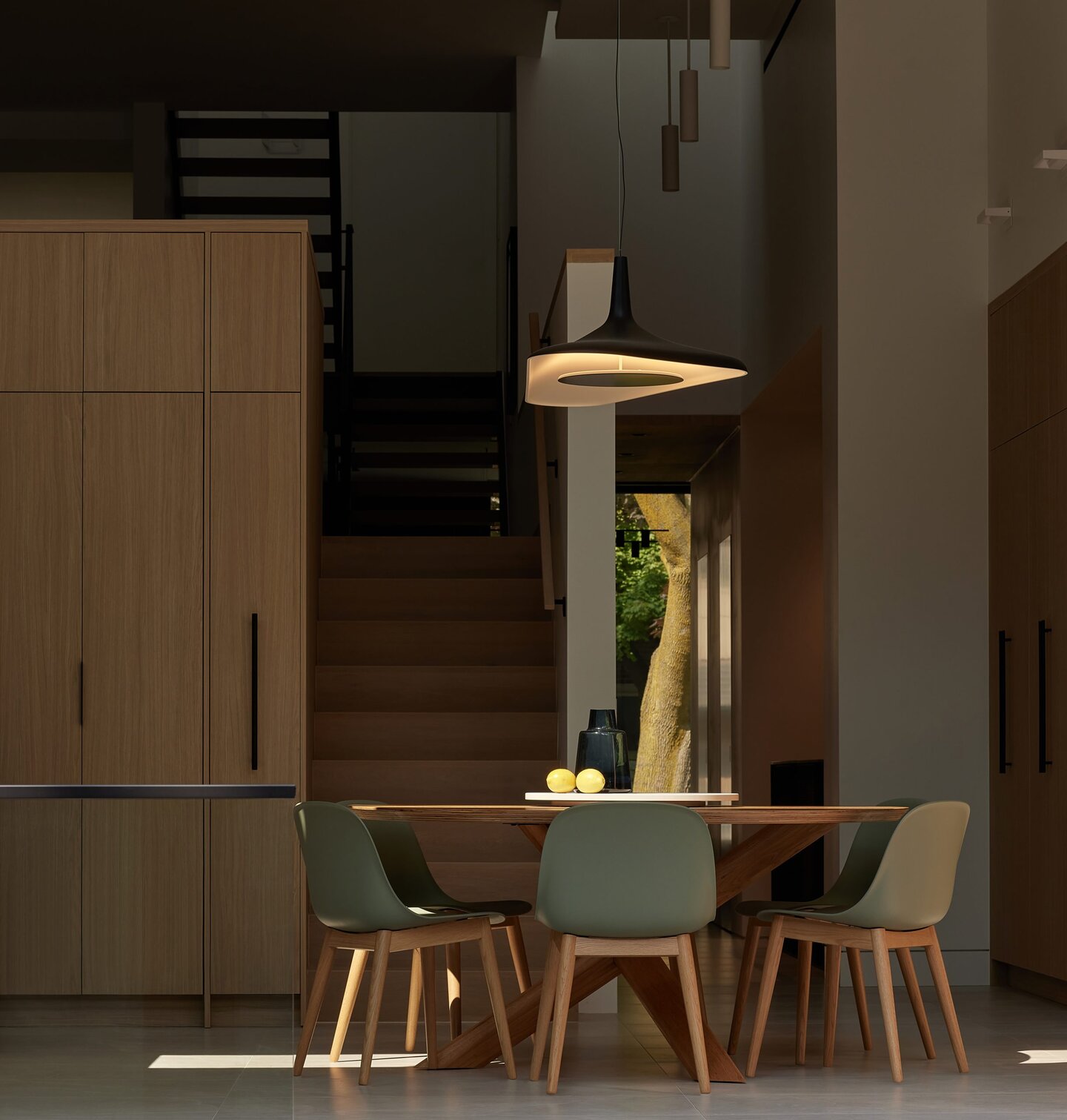 Mars House by Dark Tools & Studio Lau - Luceplan Soileil Single Pendant Light