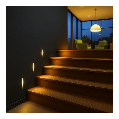 vanilla-gypsum trimless steplight- long3