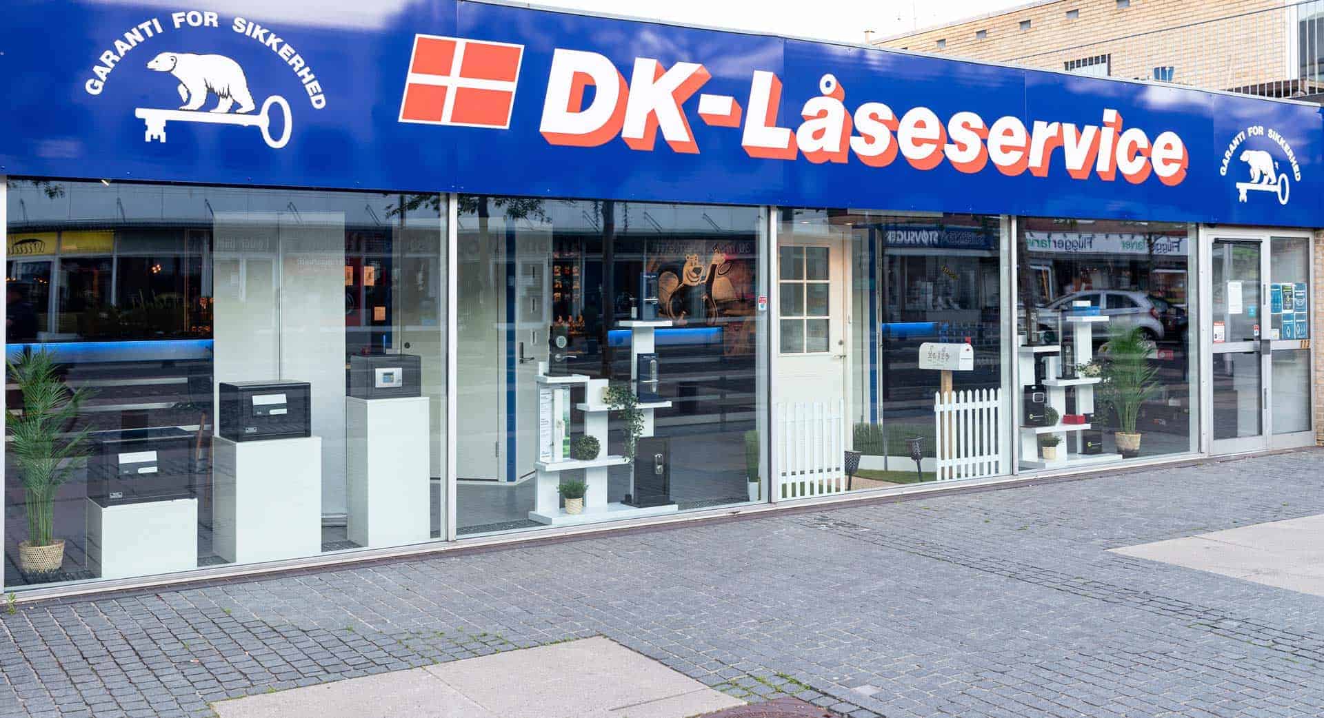 indgang til butikken