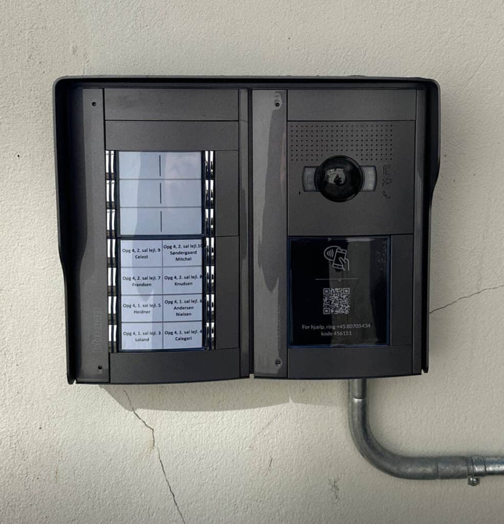 Dørtelefon til lejligheder