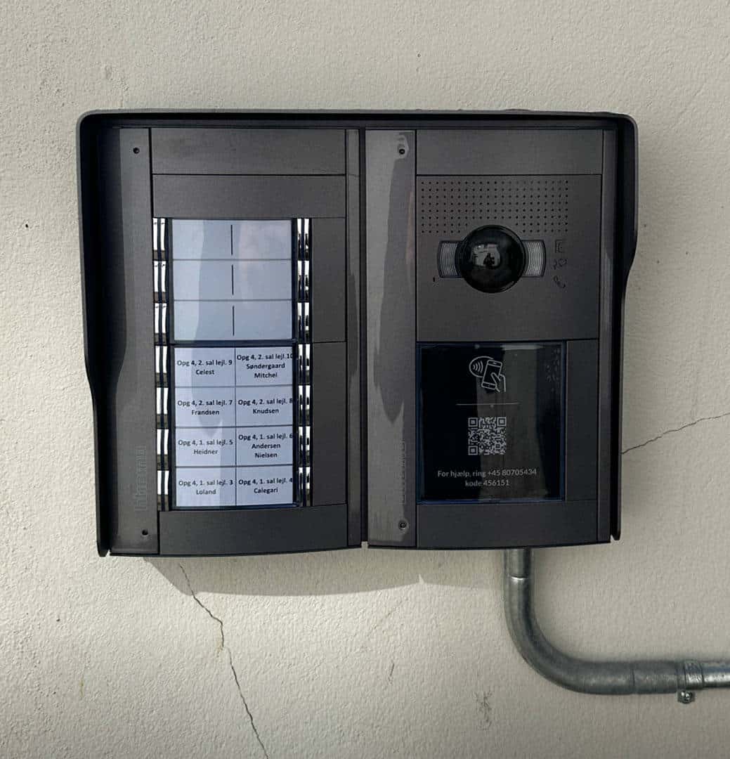 Dørtelefon til lejligheder