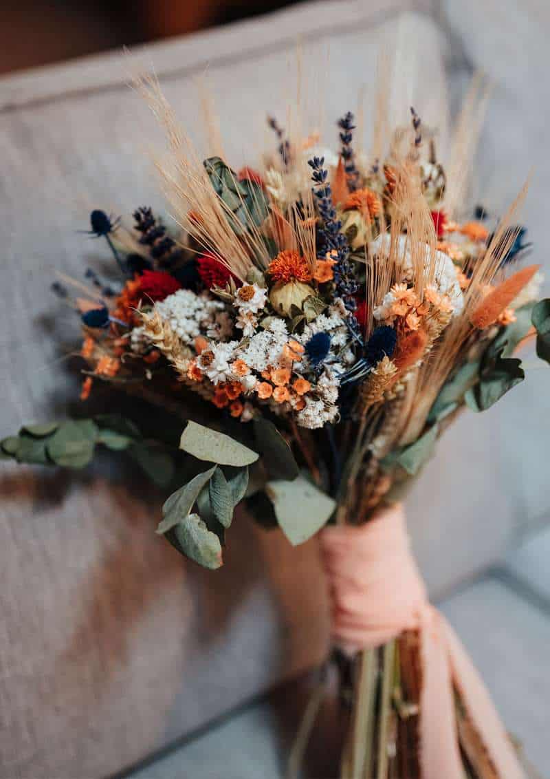 wedding bouquet package dorset dried flowers
