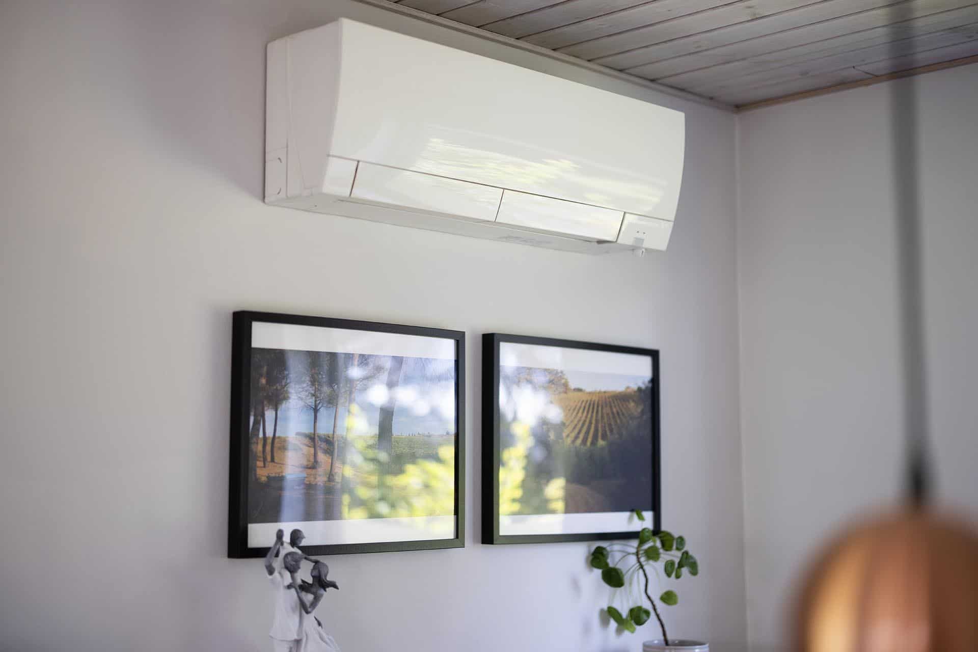 Varmepumpe indendørs