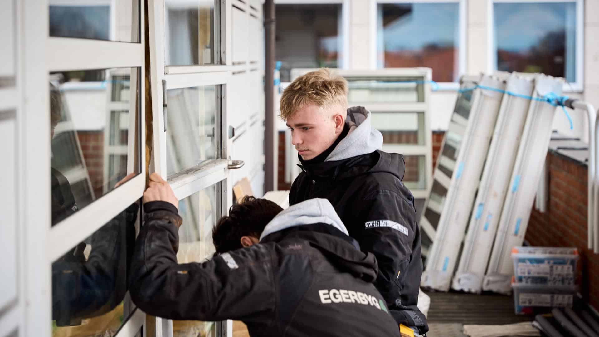 2 medarbejdere fra Egerbyg
