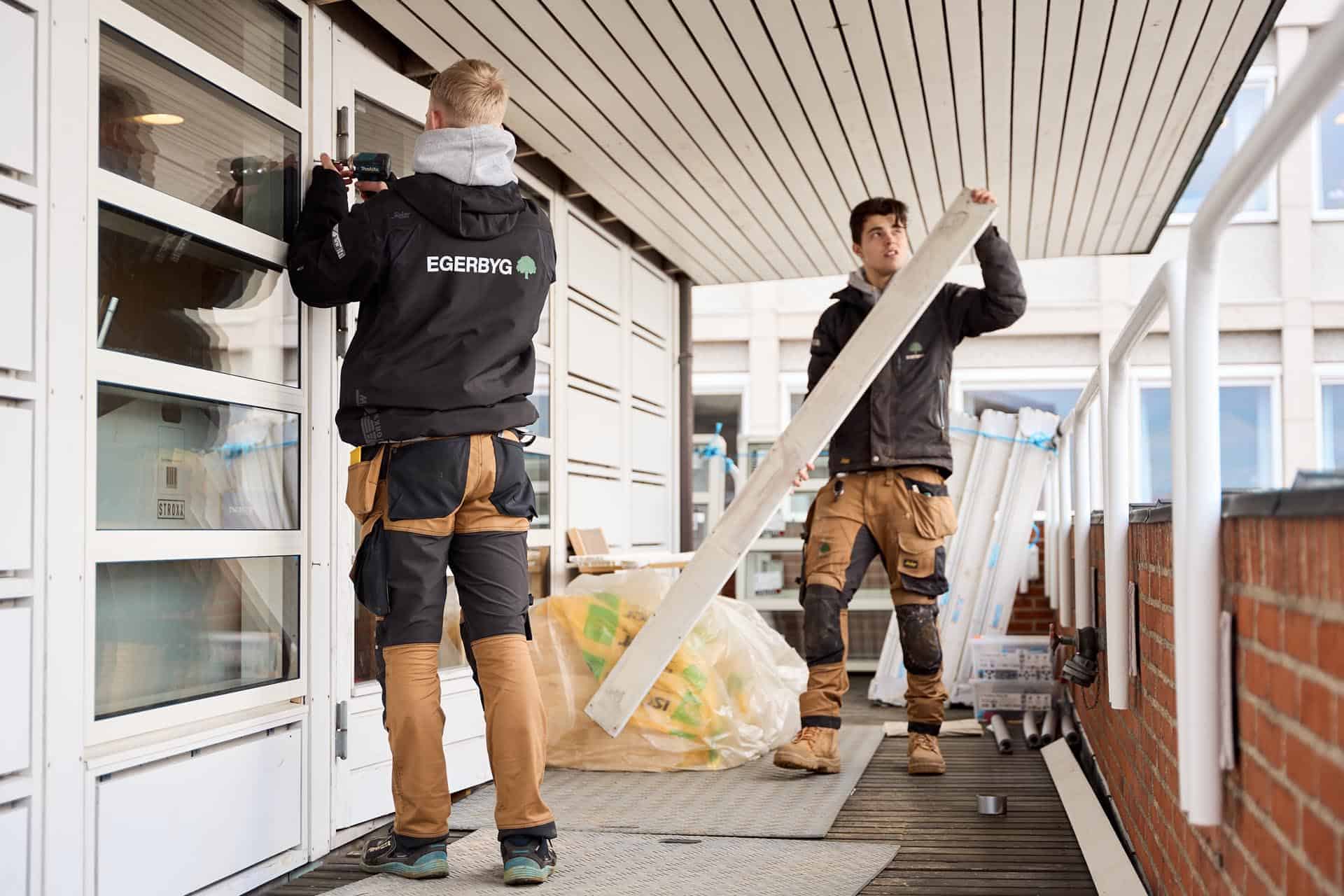 2 medarbejdere fra Egerbyg