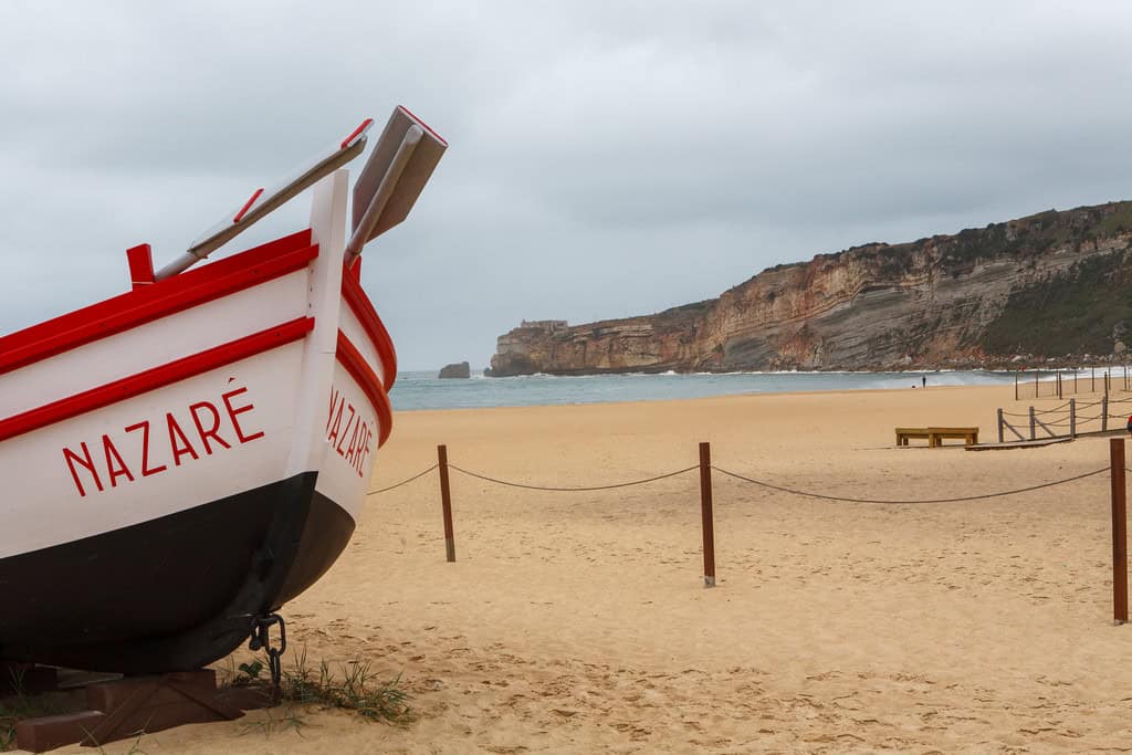 plage de nazaré portugal