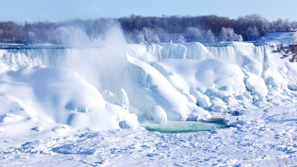 chute niagara hiver