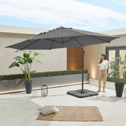 Nova Genesis Square Cantilever Parasol - 3m