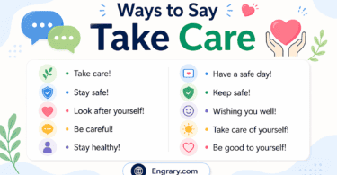 Different ways to say take care in English for formal casual friendly and professional situations