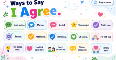 Complete list of other ways to say I agree in English for formal and casual situations