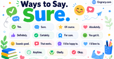 Complete list of other ways to say sure in English with meaning for every situation