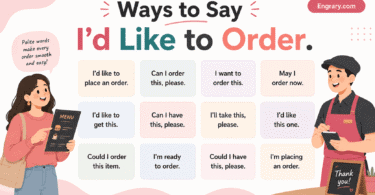 Other ways to say “I’d like to order” in English with polite restaurant phrases, café orders, takeout, delivery, room service, and custom food requests.