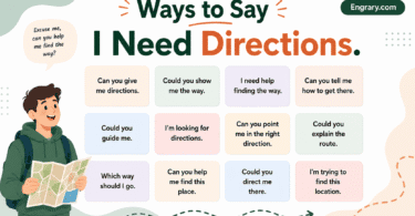 Other ways to say “I need directions” in English with polite phrases for asking route help, getting assistance when lost, using maps, and traveling.