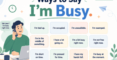 90 Better ways to say I’m busy without sounding rude with polite, professional, casual, and respectful busy phrases.