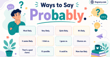 Probably alternatives for work, texts, and daily English with polite, professional, casual, formal, and likelihood phrases.
