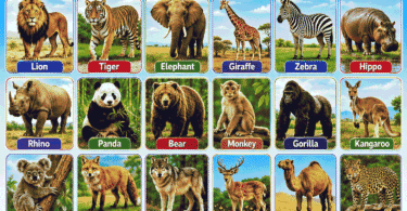 100+ Animal Names for Kids with Pictures and Meanings