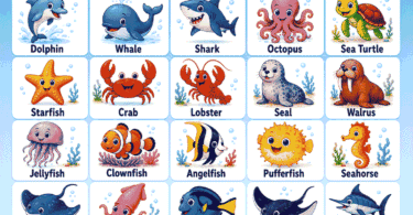 100+ Sea Animals Names for Kids with Pictures