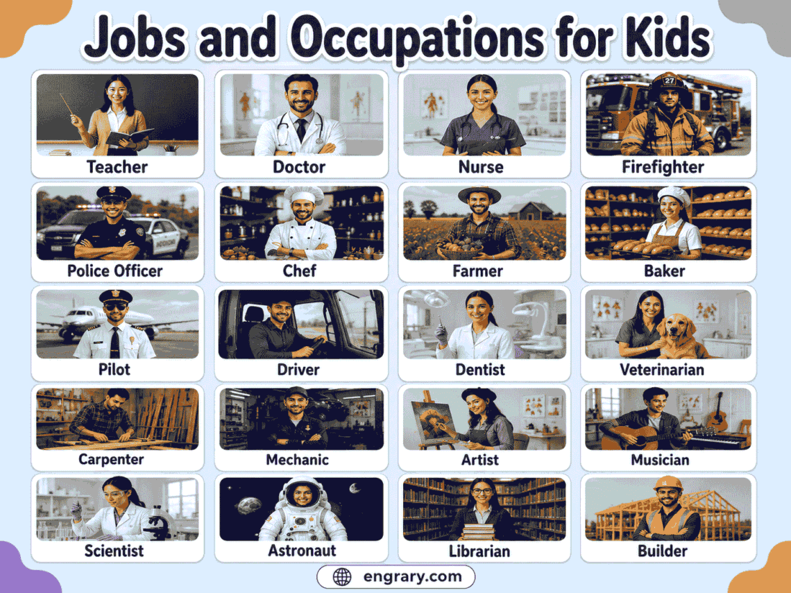 Jobs and Occupations with Pictures
