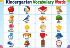 Kindergarten Word List Meanings, Pictures & Sentences