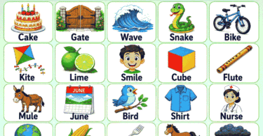 Long Vowel Words for Kids with Lists, Meanings and Examples