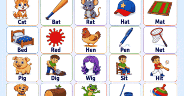 Short Vowel Words for Kids Easy Lists and Sentences