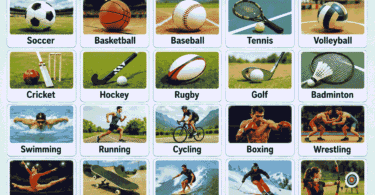 Sports Names for Kids List, Meanings, and Pictures