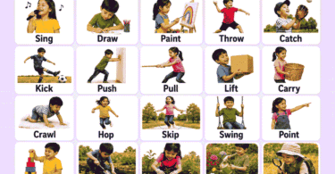 Verbs for Kids with Types and Examples