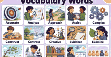 140 Fourth Grade Vocabulary Words with Meanings