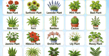 Plant Names for Kids: 50+ Common Plants with Pictures