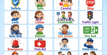 Safety Words for Kids: Complete List with Meanings & Pictures