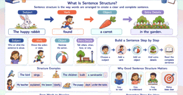 Sentence Structure for Kids: Rules and Examples