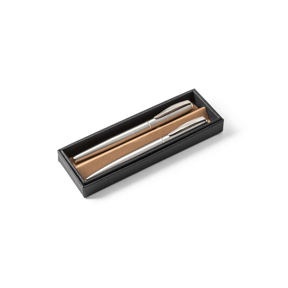 ELLA. Rull- och kulspetspenna med kropp i rostfritt stål (53 % rSS) med klämma - Bild 4