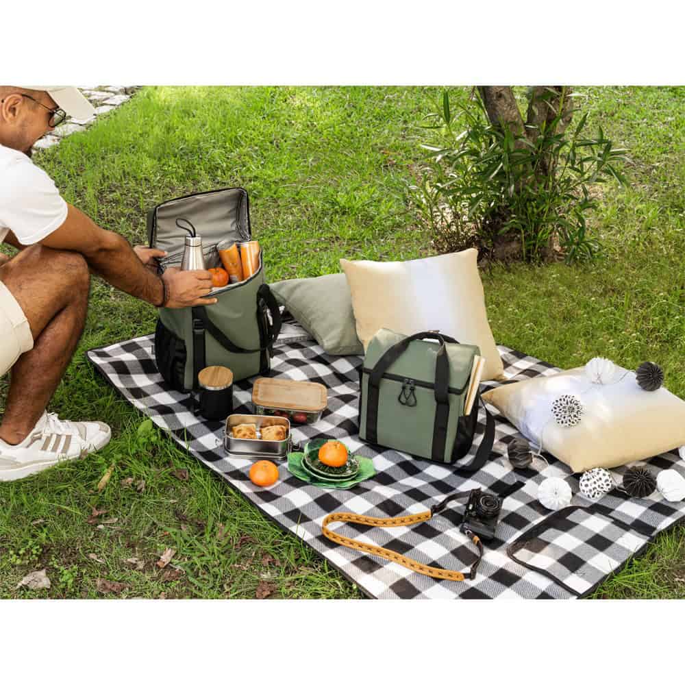 ROMA L. Kylväska som ryggsäck stoppad i återvunnen polyester 600D ripstop 16L - Bild 3