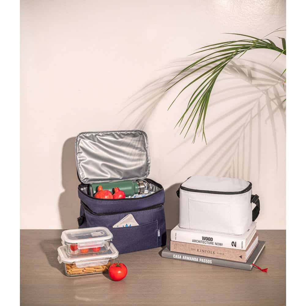 CANCUN. Kylväska i 600D återvunnen polyester med justerbart band - Bild 3