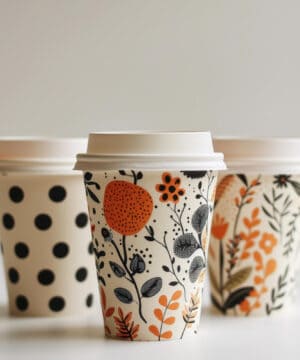 Pappersmugg, Pappersmugg med tryck, Pappersmugg 100 ml med tryck