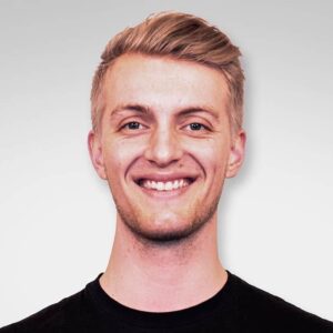 Portræt af komiker Niels Nielsen