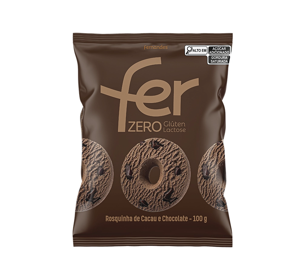Rosquinha de Cacau e Chocolate 100g