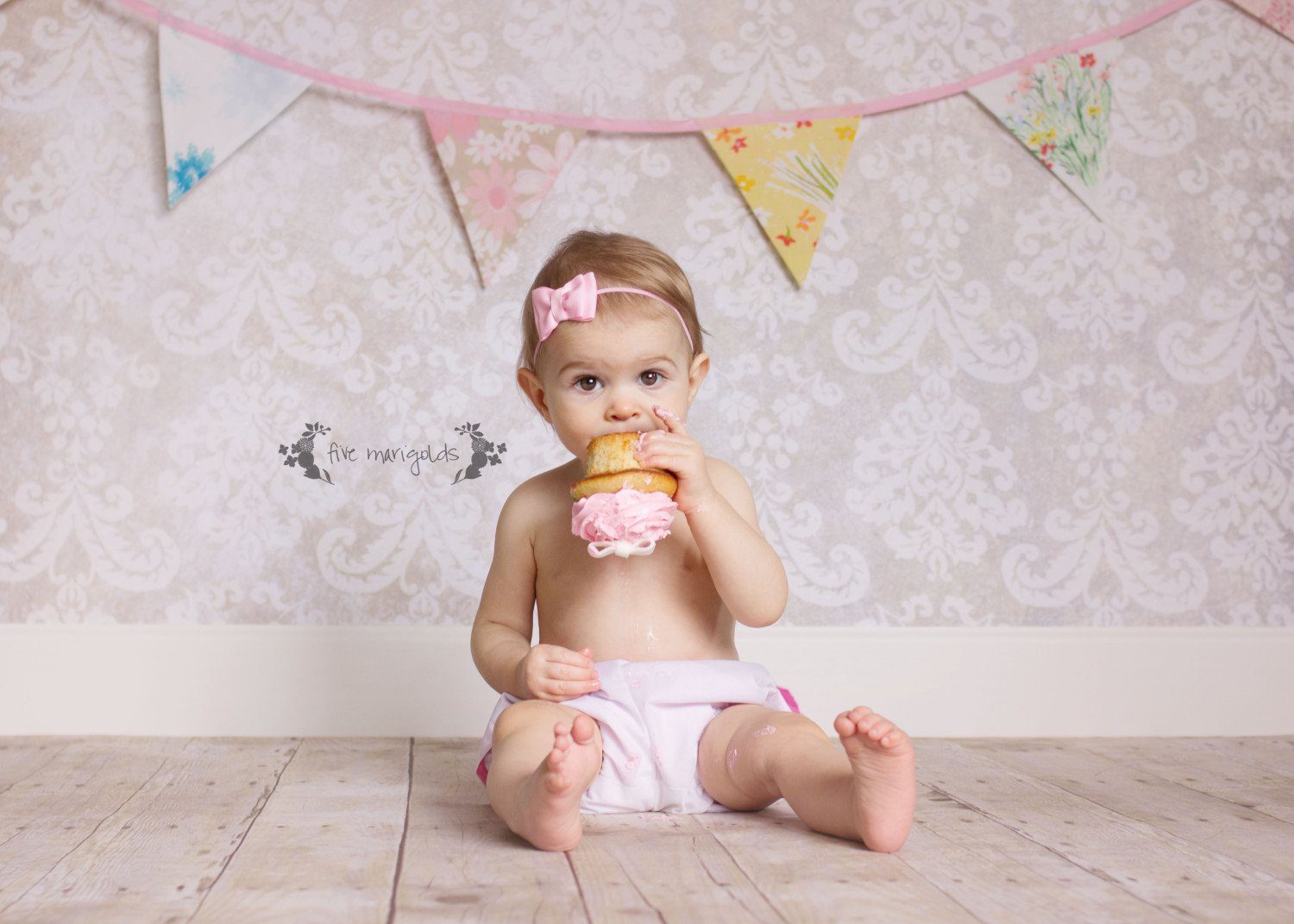 5m bow birthday cake smash