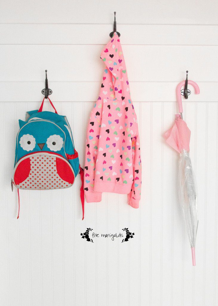 I can't believe the difference this garage to mudroom transformation made on such a small budget!