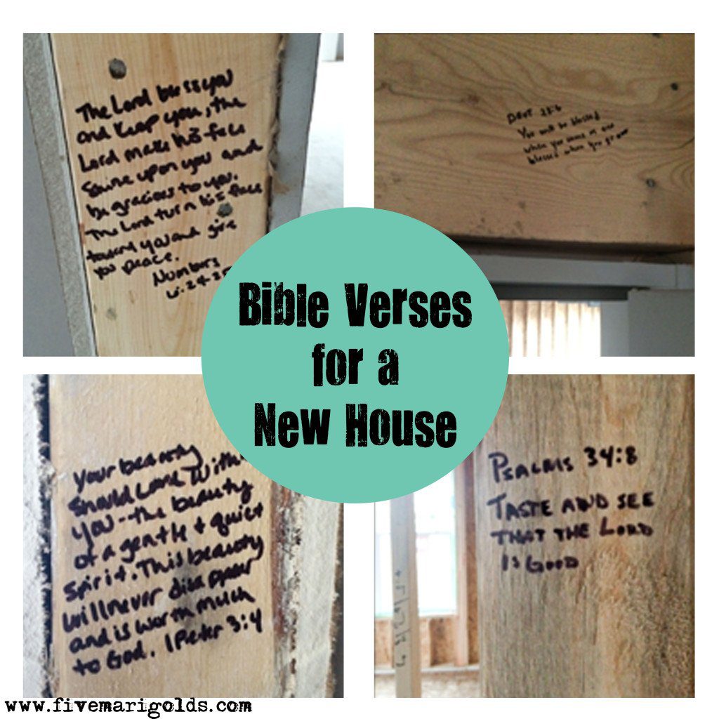 Bible Verses About Home: Scriptures for a Strong Foundation and New Home Dedication | Five Marigolds