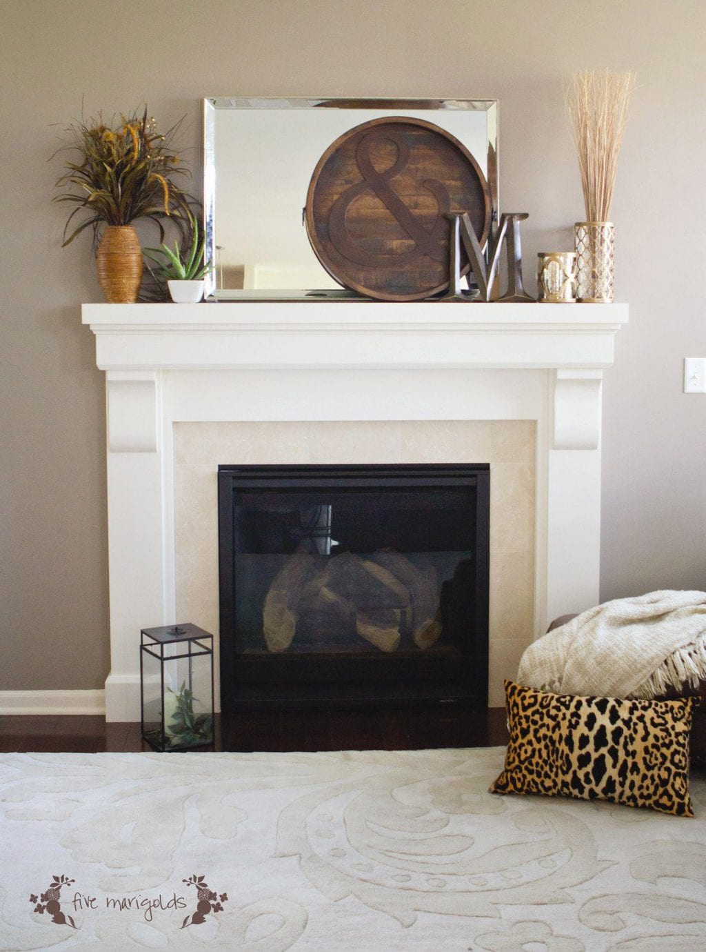 Mantle Decor with Mary & Martha | Five Marigolds