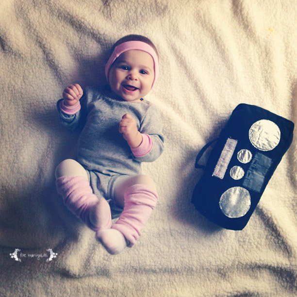 Shop your Kids' Closets for Halloween Costumes | Jazzercize Exercise Baby | Five Marigolds