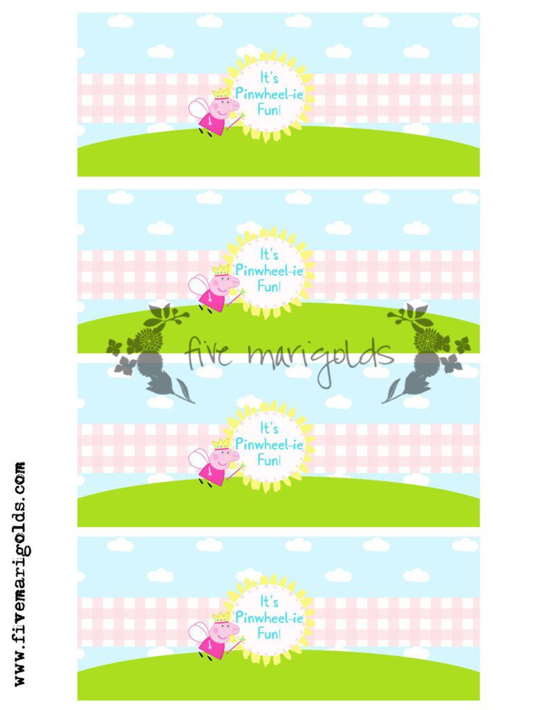 Peppa Pig Printables: Bubbles make excellent Peppa Pig Party Favors!