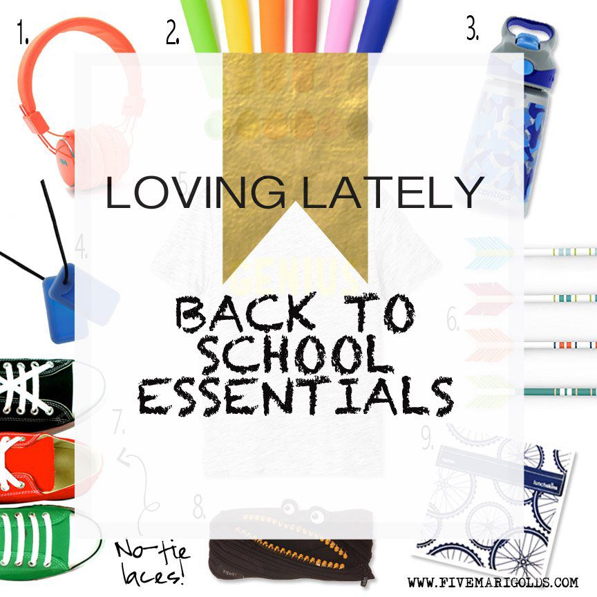 Loving Lately: Top 10 Back To School Must Haves for Boys | Five Marigolds