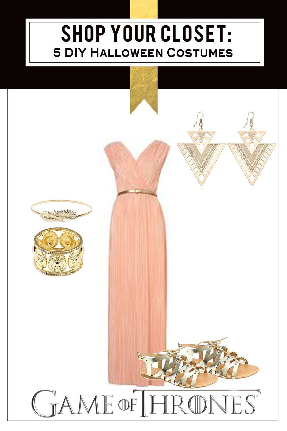 Shop Your Closet for Halloween: 5 Free and Fabulous Costumes Pokemon Ash Ketchum, Suicide Squad Harley Quinn, Game of Thrones Shae and Khaleesi, Happy Love Cat Emoji | Five Marigolds