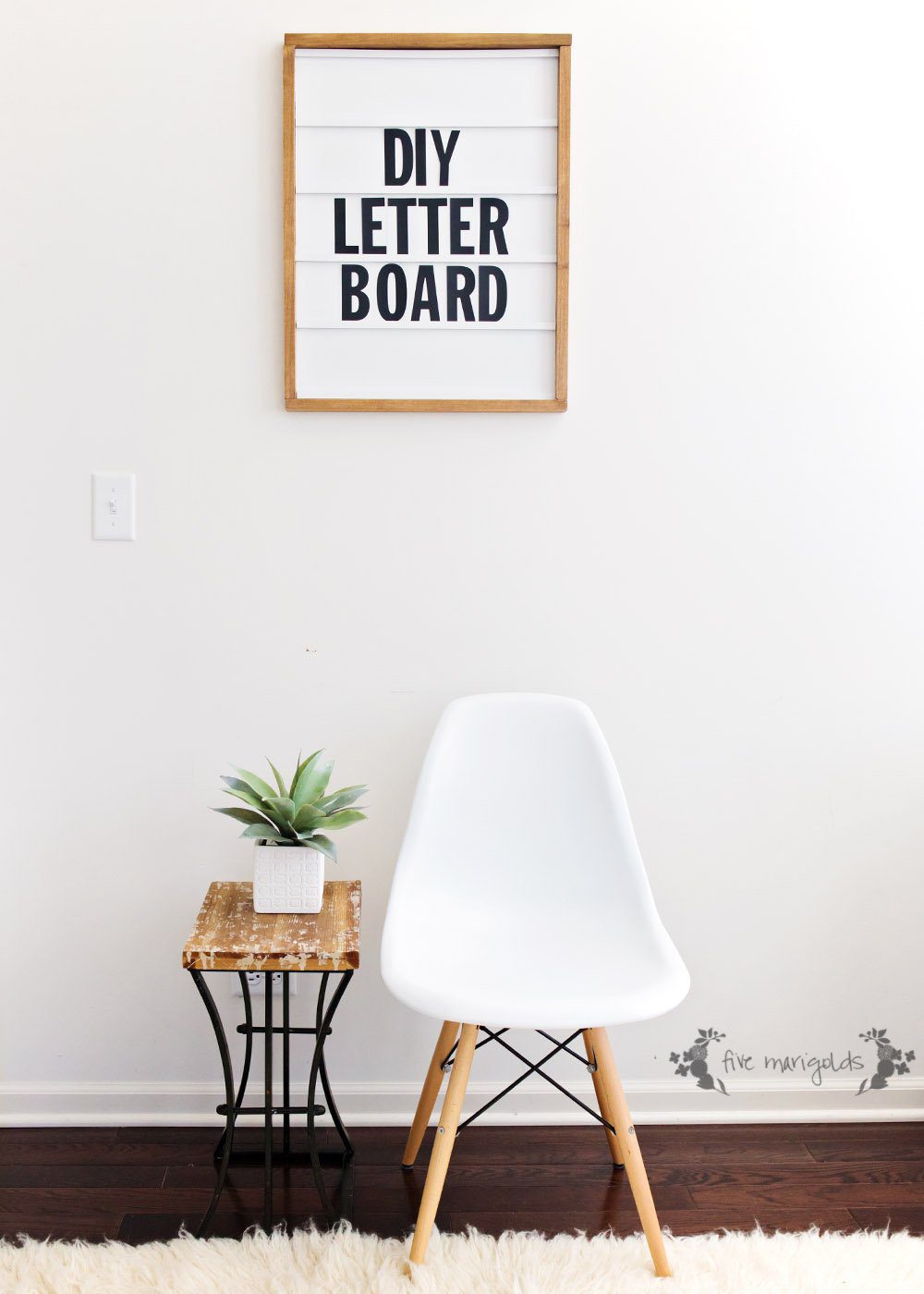 DIY Marquee Letter Board