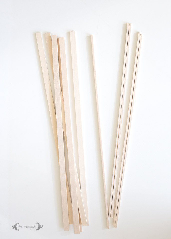 particle board for the diy letter board