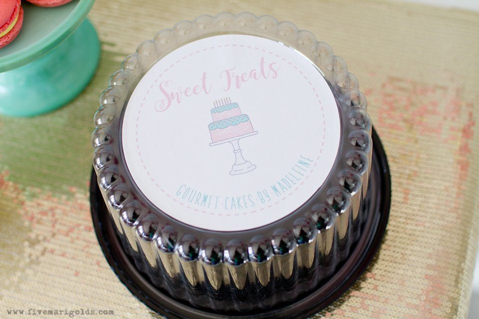 Cake Bake Shop Birthday Party for Girls | Five Marigolds